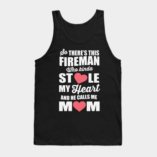 Fireman's Proud Mom Tank Top